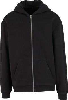 Build your Brand | Mikina s kapucí z těžké bavlny "Loose Fit" black M