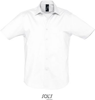 SOL'S | Elastická košile s krátkým rukávem white L