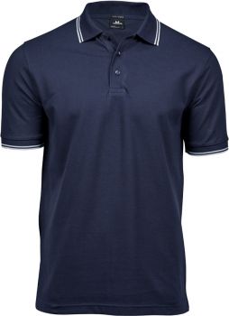 Tee Jays | Pánské elastické piqué polo z těžké bavlny navy/white M