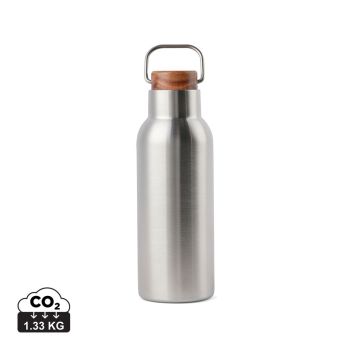 Termo fľaša VINGA Ciro 580ml z RCS recykl. ocele strieborná
