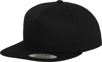 Flexfit | 5 panelová Snapback kšiltovka black/black onesize