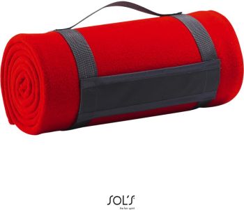 SOL'S | Fleecová deka red onesize