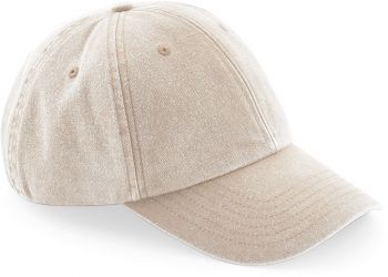 Beechfield | 6 panelová nízkoprofilová kšiltovka "Vintage" vintage stone onesize