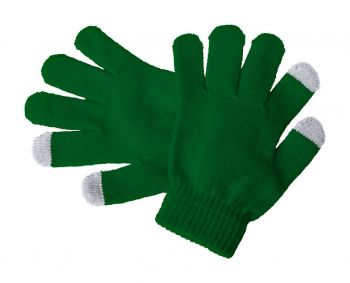 Pigun dotykové rukavice pre deti dark green , grey