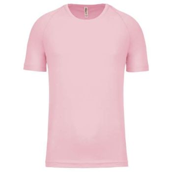 MEN'S SHORT-SLEEVED SPORTS T-SHIRT Pale Pink S