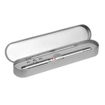 POINTER 4in1 kuličkové pero s laserovým ukazovátkem,  stříbrná