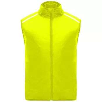 Jannu unisex lehká běžecká vesta fluorescenční žlutá XL