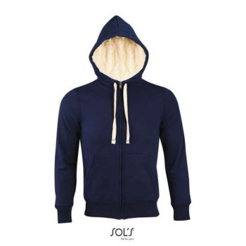SOL'S SHERPA - UNISEX ZIPPED JACKET WITH "SHERPA" LINING French Navy M