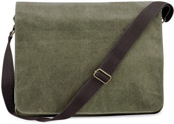 Quadra | Vintage taška s klopou vintage military green onesize