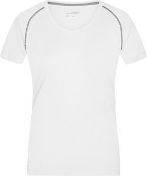 James & Nicholson | Dámské funkční tričko white/silver M
