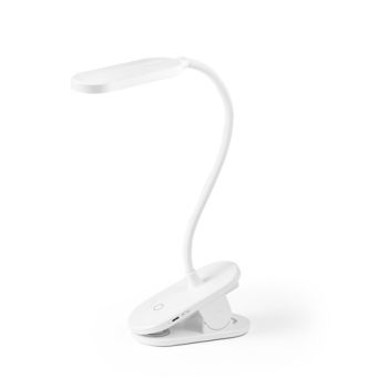 NESBIT II. Prenosná stolná lampa z ABS (65% rABS) Biela
