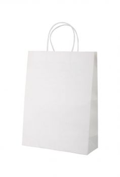 Mall papierová taška white