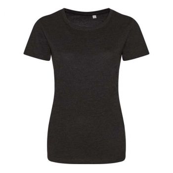 WOMEN'S TRI-BLEND T Heather Black L