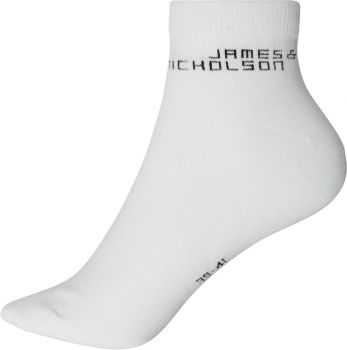 James & Nicholson | Teniskové ponožky z bio bavlny white 42-44