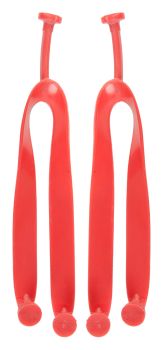 CreaPlaya plážové žabky na zakázku - pásik red  42-44-B
