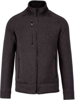 MEN'S FULL ZIP HEATHER JACKET Dark Grey Melange L