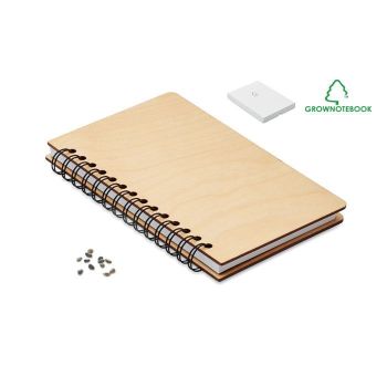 SAVAGE Zápisník A5 GROWBOOK™ wood