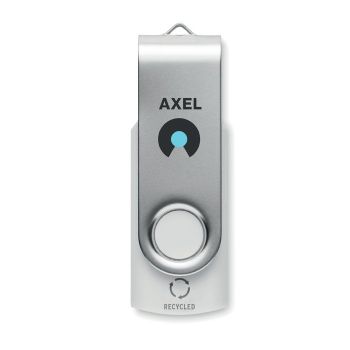 TECHMATE RABS USB disk z recykl. ABS 16G Bílá