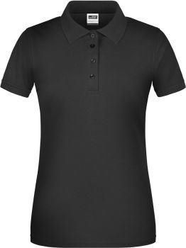 James & Nicholson | Dámské pracovní polo z bio bavlny black 3XL