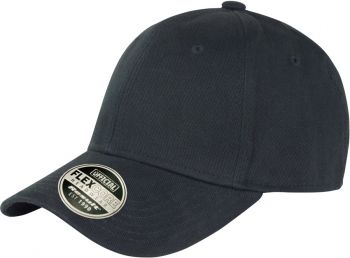 Result Headwear | 6 panelová flex kšiltovka black S/M