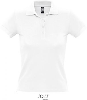 SOL'S | Dámské piqué polo white M