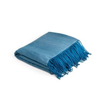 SMOOTH. 100% akrylová deka Modrá