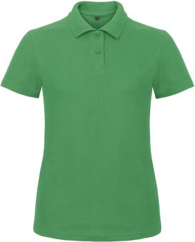 B&C | Dámské piqué polo kelly green XXL