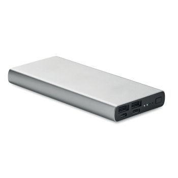 POWERFLAT 8 C Powerbanka 10000 mAh matt silver