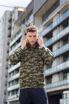 CAMO HOODIE Green Camo S