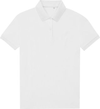 B&C | Dámské piqué polo white L