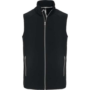 2-LAYER SOFTSHELL BODYWARMER Black XL