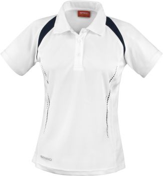 Spiro | Dámské týmové polo white/navy M