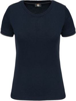 Kariban | Dámské pracovní tričko "Day-to-Day" navy/silver XL