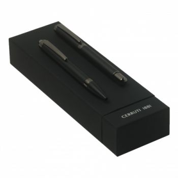 Set Ray Pastel Grey (ballpoint pen pad & rollerball pen)