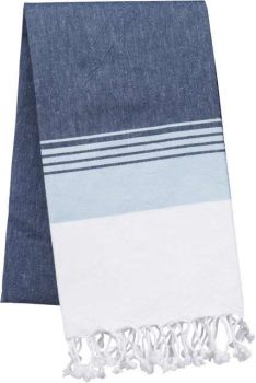 STRIPED FOUTA Striped Denim/Sky Blue U