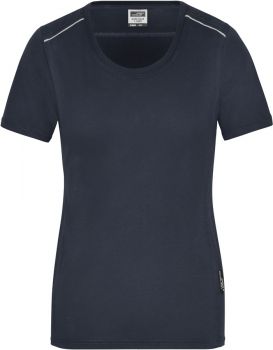James & Nicholson | Dámské pracovní tričko - Solid navy 4XL
