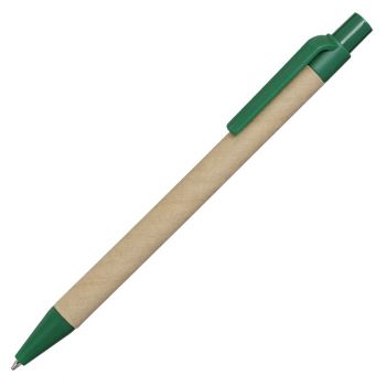 ECO PEN kuličkové pero,  zelená/hnědá