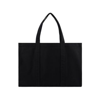 Maxi tote bag VINGA Hilo z recykl. canvas AWARE™ čierna