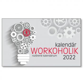 Stolový Kalendár Workoholik S Ceruzkou 2022