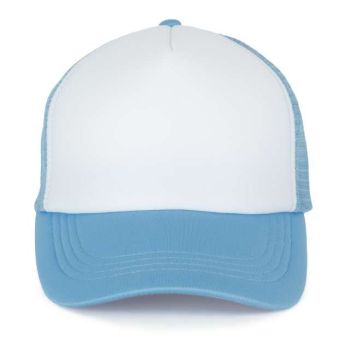 TRUCKER MESH CAP - 5 PANELS White/Dark Blue Sky U