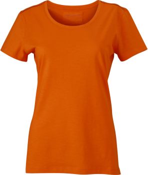 James & Nicholson | Dámské slubové tričko "Urban" orange XXL