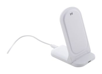 Rewolt stojan mobilného telefónu s bezdrôtovou nabíjačkou RABS white