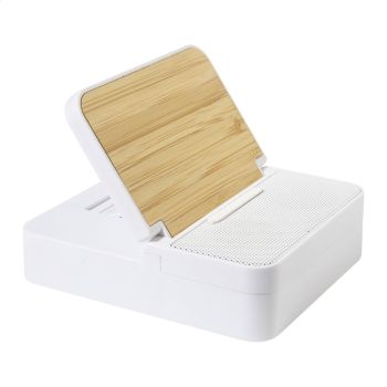 Hobofi bezdrôtová nabíjačka s reproduktorom RABS white