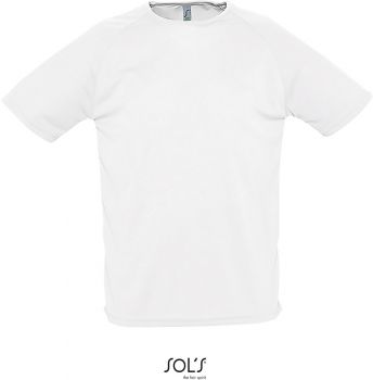SOL'S | Pánské raglánové sportovní tričko white M