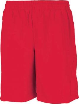 SPORTS SHORTS Red L