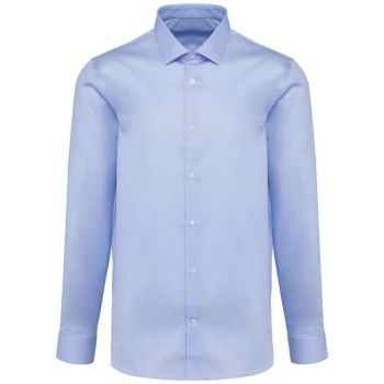 MEN'S PINPOINT OXFORD LONG-SLEEVED SHIRT Essential Blue L