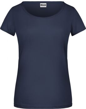 James & Nicholson | Dámské tričko z bio bavlny navy M