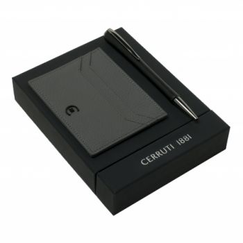 Set CERRUTI 1881 (ballpoint pen & card holder)