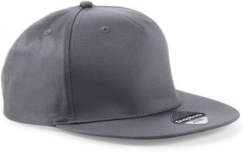 Beechfield | 5 panelová Snapback kšiltovka graphite grey onesize