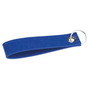 RPET plstený krúžok na kľúče modrá